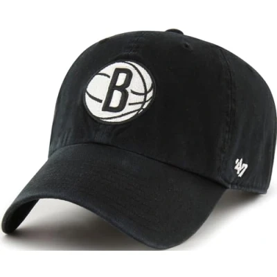 Image of 47 Clean Up NBA Brooklyn Nets Adjustable Cap Black, One Size, size