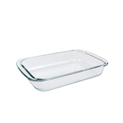 Image of Glass Baking Dish for Oven, Rectangular Oven Dish, Lasagne Proof Baking, Roasting Rectangle Oblong Casserole (1pcs s 1.5L)