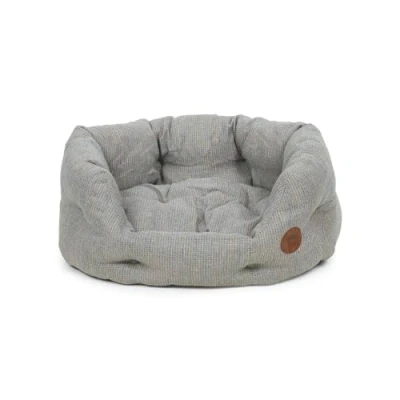 Image of Petface Meadow Weave High Oval Dog Bed, Medium