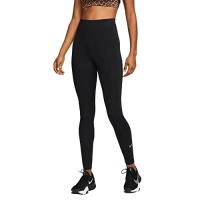 Image of Nike Performance W NK ONE DF HR TGT Leggings, Women&#039;s, Size: Medium, Black