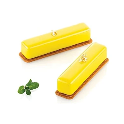Image of Silikomart Stripe Eclair 95 Professional Silicone Mould