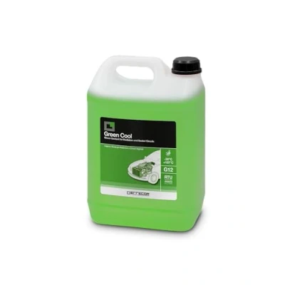 Image of ERRECOM Green Cool, Coolant and Antifreeze 30C/+107C, Formulation with organic based OAT inhibitor package, G12, Ready to Use, 5 Litre