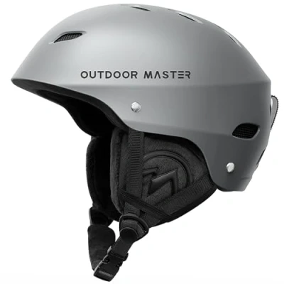 Image of OutdoorMaster Kelvin Ski Helmet Snowboard for Men, Women &amp; Youth,Snow with Adjustable Vent,Winter Sports Snowboarding,Cycling,Snowmobile Windproof