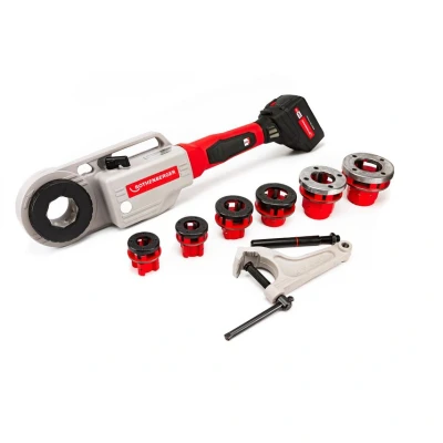 Image of Rothenberger Supertronic 2000 E Set with 4.0Ah 18V Battery, Charger and BSPT Dies