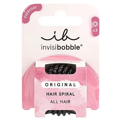Image of Invisibobble traceless hair ring black
