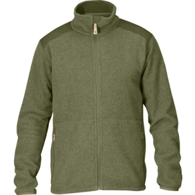Image of Fjallraven Comfortable fleece sweater made from recycled polyester with a slightly marbled look