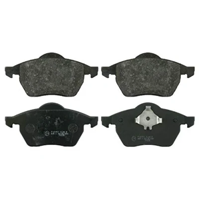 Image of JZW698151P Brake pad set FEBI BILSTEIN 16280 Front Axle excl. wear warning contact with piston clip VOLKSWAGEN: Sharan I, FORD: Galaxy Mk1 MPV