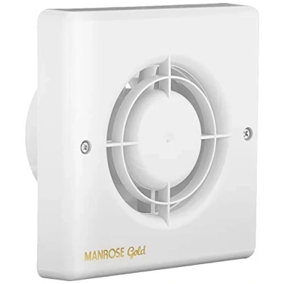 Image of Manrose 4 inch Timer Fan Gold