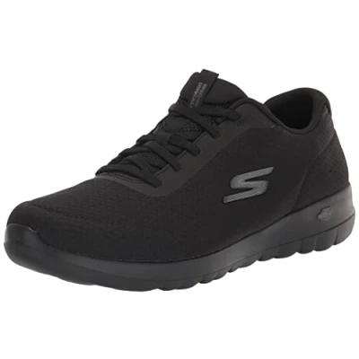 Image of Skechers Women&#039;s Go Walk Joy Ecstatic Sneaker, Black, 5.5 UK
