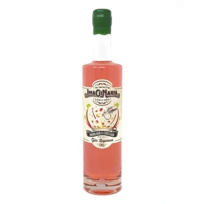 Image of Imaginaria Rhubarb and Custard Gin Liqueur 50cl, Fantastical Pink Confectionery Candy Liqueur, 20% ABV