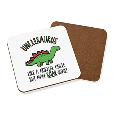 Image of Unclesaurus Dinosaur Like A Normal Uncle But More Roarsome Coaster Drinks Mat
