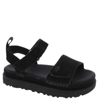 Image of UGG Women&#039;s Goldenstar Sandal, Black, 5 UK