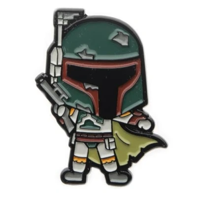 Image of SalesOne Star Wars BOBA FETT CHIBI PIN Gifts Merchandise Mandalorian