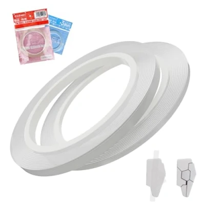Image of stedi Hobby Model Craft Tool Carving Cutting Masking Tape, Scribing Tape,Scribing line, for Engraved,Panel line,Resin,Scale Model,3mmx33m+6mm*33m(2pcs)