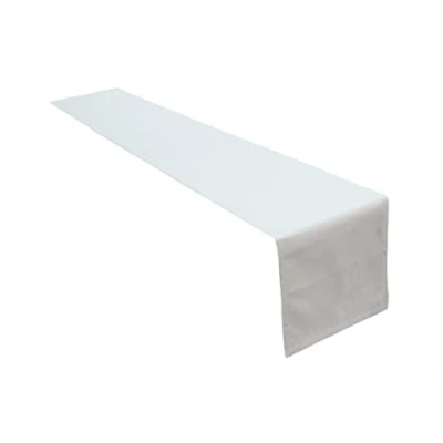 Image of Lemos Home Table Runner Linen Made from 100% Cotton Collection Concept, Choice of Colours and Sizes (Table 40 x 180 cm, White)