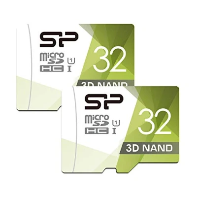 Image of Silicon Power 32GB Dual Pack High Speed MicroSD Card with Adapter