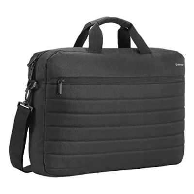 Image of UNYKAch Urban MA17 17.3&quot; Waterproof Padded Laptop Case Black with Inner Pockets and Adjustable Removable Strap
