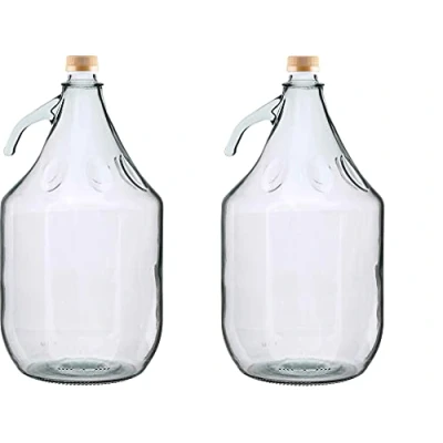 Image of Wine Making/Home Brewing 5l Glass demijohns with Screw caps for wime Fermentation/Storage (2)
