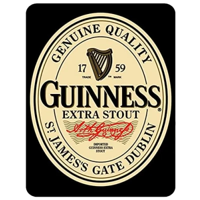 Image of Vintage Advertising Wall Tin Plaque 20x15cm Pub Shed Bar Man Cave Home Bedroom Office Kitchen Gift Metal Sign Retro Guinness Extra Stout Dublin Ale Drink Alcohol inspired