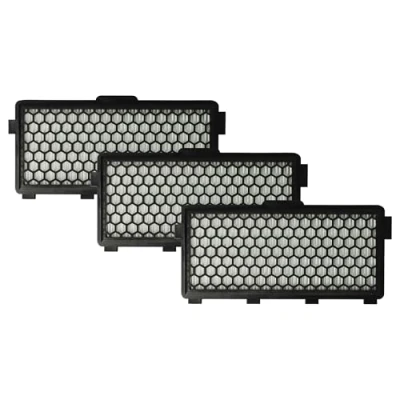 Image of vhbw 3x Filter compatible with Miele S 4000 4999, S4212 Plus, S4211, S4210, S4261, S4212, S4222, S4221, S4260 Vacuum Cleaner HEPA