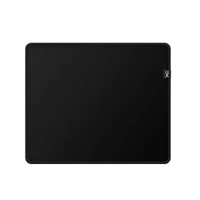 Image of HyperX 4Z7X3AA Pulsefire Mat Gaming Mouse Pad Medium Precise Cloth Surface Antifray Flush Stitching Non Slip Rubber Base, Black