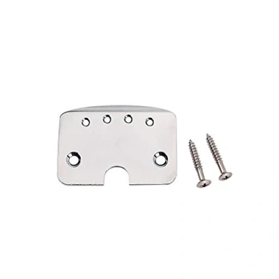 Image of Alnicov Guitar Tailpiece Metal Cigar Box for 4 String Chrome