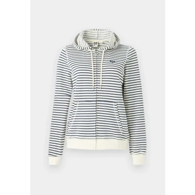 Image of Roxy Fleece sweater PERFECT STRIPE Women&#039;s Blue XL