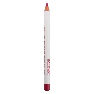 Image of IMPALA Lip Liner Color 109 Dark Wild Orchid Waterproof Creamy Plumping Effect Long Lasting Matte Lipstick, Professional Makeup