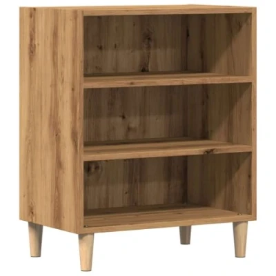 Image of vidaXL sideboard cupboard/side cabinet/highboard engineered wood artisan oak storage for living room/kitchen/bathroom 57x35x70 cm