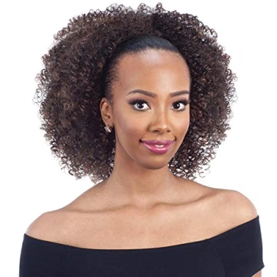 Image of FreeTress Equal Synthetic Hair Drawstring Ponytail Bohemian Fro (1)