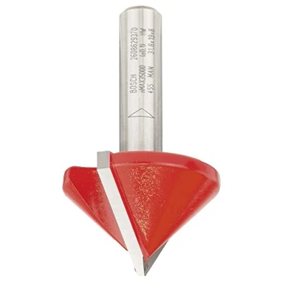 Image of Bosch 2608629370 V Grooving Cutter 31, 8x19x8mm, 0 V, Red/Silver