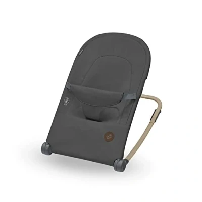 Image of Maxi Cosi Loa Baby Rocker, Ultra Compact Fold, Lightweight Bouncer, Two Recline Positions, Portable Rocker with 100% Recycled Fabrics, 0 Approx. 6 Months, 9 kg, Beyond Graphite