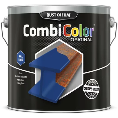 Image of RUST OLEUM 7326.2.5 Combicolor Original, Superior Metal Protection, Direct To Rust, Gentian blue RAL 5010