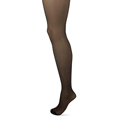 Image of Goldenlady Women&#039;s Mysecret Silhouette 30 Hold Up Stockings, DEN, Black (Nero A), Medium (Size: 3 M)