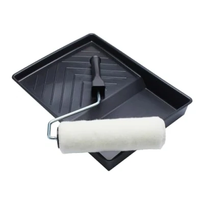 Image of ProDec Contractor 9 inch x 1.75&quot; 3 piece Medium Pile Polyester Paint Roller, Cage Frame and Tray Set for Painting with Emulsion Paints on Interior Walls Ceilings, 9&quot;