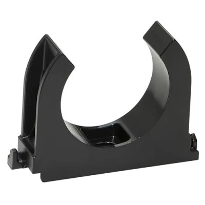 Image of SOMA 12 x Black Plastic Pipe Clip 40mm Clamp