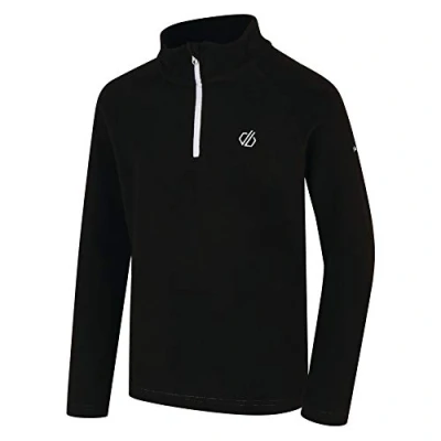 Image of Dare 2b Kids&#039; Freehand Half Zip Fleece Black, Size: 5 6 Years