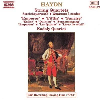 Image of Haydn: String Quartets 61, 62, 63 (Emperor, Fifths, Sunrise)