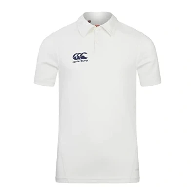 Image of Canterbury Kid&#039;s Polo Shirt, Cricket Whites, Cream, Age 10 (M)