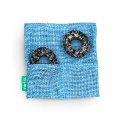 Image of Mello Stone Eye Masks Relaxation Gifts For Women &amp; Mindfulness Self Care Presents Pamper Reusable Patches Puffy Eyes Bright