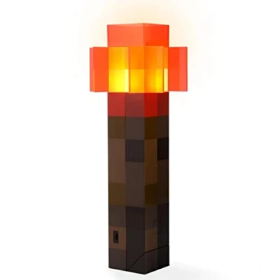 Image of Minecraft Redstone Torch Lamp Nightlight 12.6 Inch LED Costume Cosplay Light