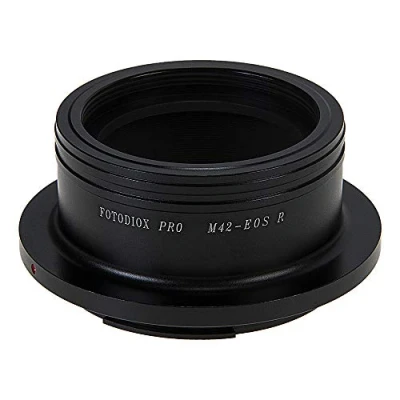 Image of Fotodiox Pro Lens Mount Adapter Compatible with M42 Type 2 and Select 1 Lenses to Canon RF Cameras