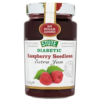 Image of Stute (Pack Of 6) Diabetic Raspberry Seedless Jam (430g)