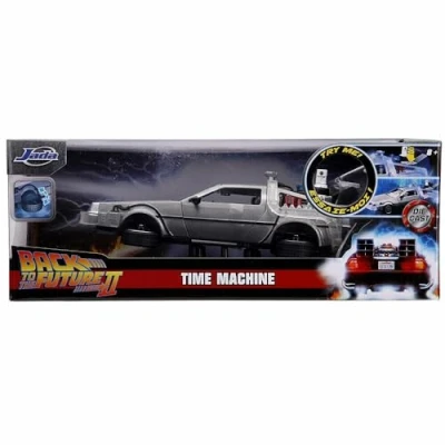 Image of Jada 253255021 Time Machine Back to the Future 2 1:24 DLorean Delorean, Multi Coloured