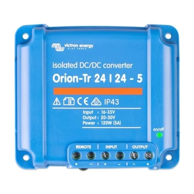 Image of Victron Energy Orion Tr IP43 24/24 Volt 5 amp 120 Watt DC Converter, Isolated