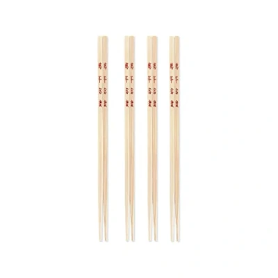 Image of Ken Hom Set of 4 Bamboo Chop Sticks