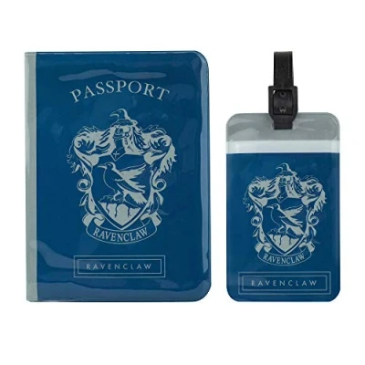 Image of Cinereplicas Harry Potter Set of Tag &amp; Passport Cover Ravenclaw Official License
