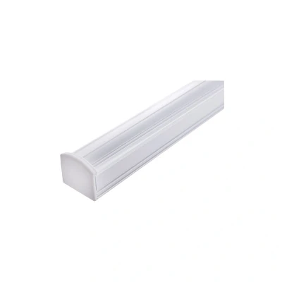 Image of Surface Mount Clear Diffuser 18x13mm Aluminium Profile Rail 1 Metre Integral LED