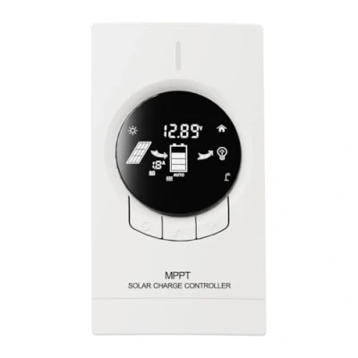 Image of Y&amp;H 40A 12V/24V MPPT Solar Charge Controller Large LCD Display Lithium Battery Activation,USB Output,Solar Panel Regulators for Sealed GEL Flood LiFePO4