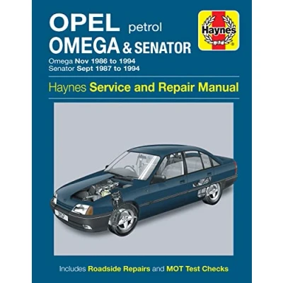 Image of Opel Omega &amp; Senator Petrol (Nov 86 94) Haynes Repair Manual (Paperback)